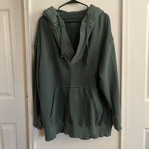 Aerie V neck hoodie